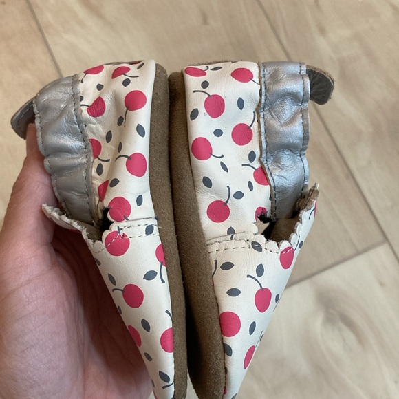 Robeez Cherry Pie Sorbet leather shoes - Picture 3 of 12